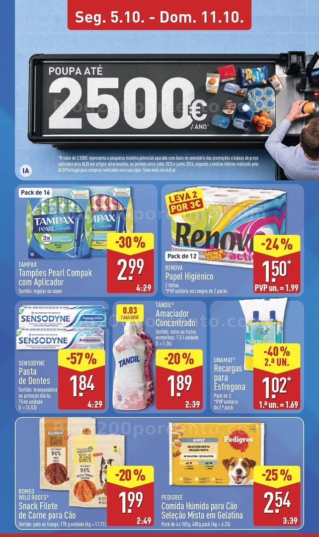 Antevisão Folheto ALDI Promoções de 4 a 10 outubro